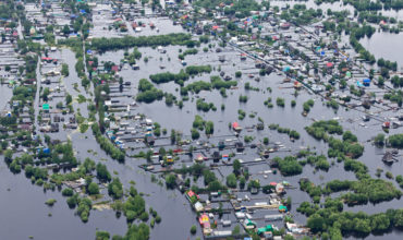 Avoid driving in flooded areas and respect the power of water,