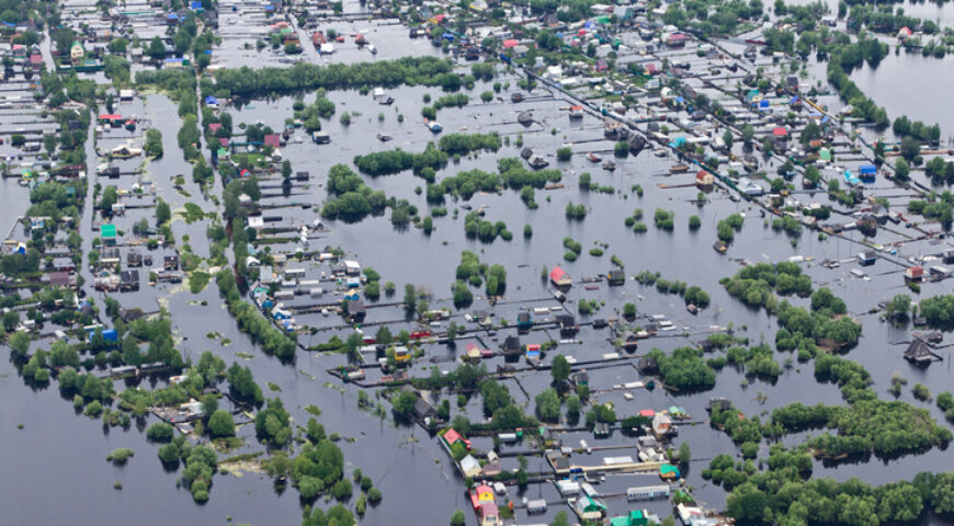 Avoid driving in flooded areas and respect the power of water,